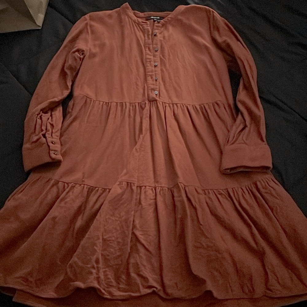 Madewell Flannel Mini Dress